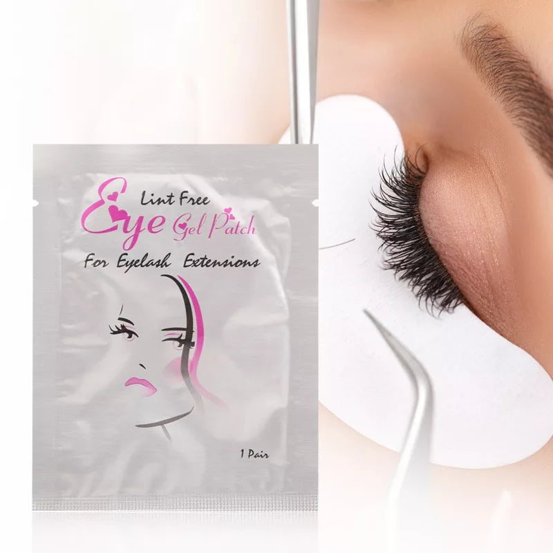 50 psc Eyelashes Extension Under Eye Pads Lint free patches make up uk