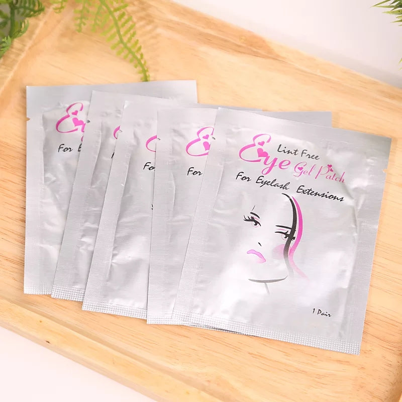 50 psc Eyelashes Extension Under Eye Pads Lint free patches make up uk