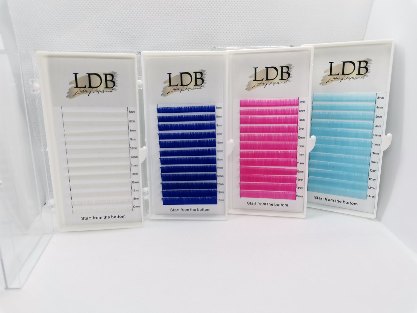 Light Blue eyelashes extension 0.07 C curl Mix size 8-13mm
