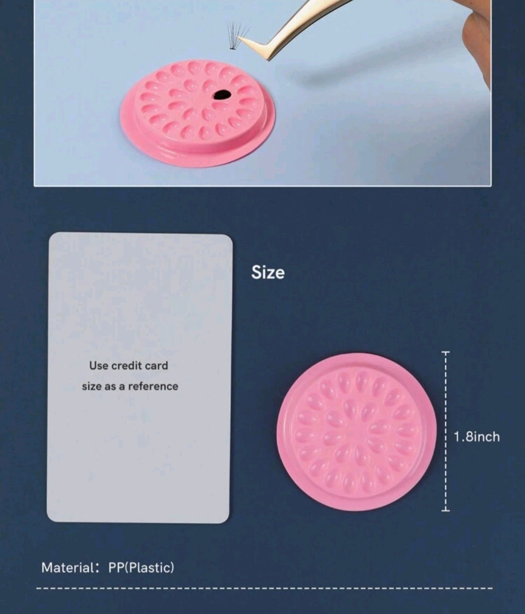 50 psc Eyelashes extension glue adhesive holders