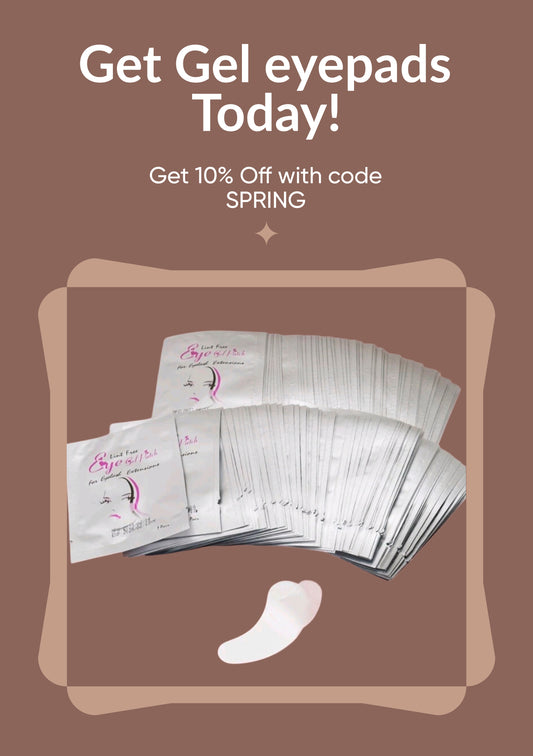 50 psc Eyelashes Extension Under Eye Pads Lint free patches make up uk