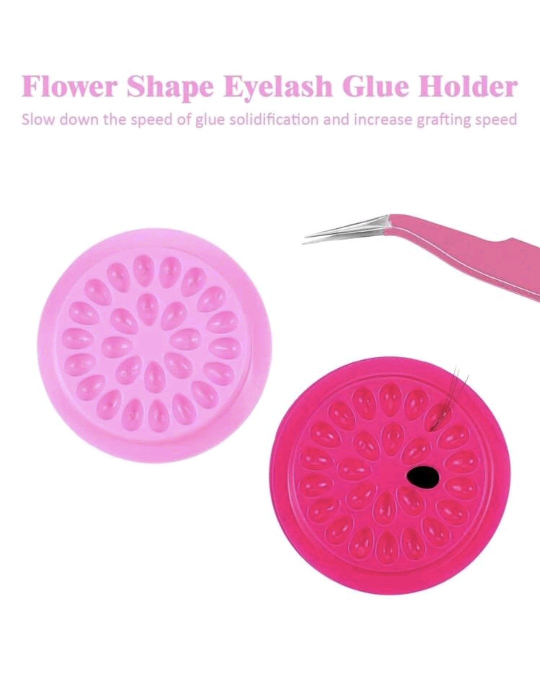 50 psc Eyelashes extension glue adhesive holders